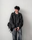 Cynical Crop Leather Jacket