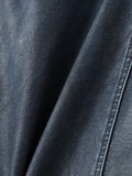 Leather trucker jacket