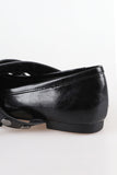 Punching stud strap shoes