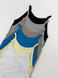 Halter Round Ribbed Sleeveless