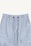 Corduroy big pocket cargo pants