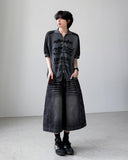 Assemble Collar Knit Zip-up