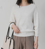 [Premium] Whole Garment Serena Round Knit