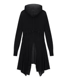 Detach Panel Knit Hoodie