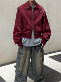 Force Stitch Leather Jacket