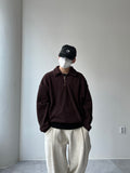 Fleece Collar Half Zip-Up