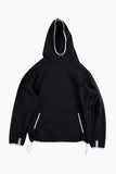 Carmine waffle hood sweat long sleeve