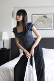 Bell frill cap sleeveless