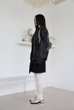 Leather padded jumper