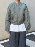 Gaen Cropped Balloon Flight Jumper