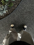 Middle Cargo Cotton String Pants