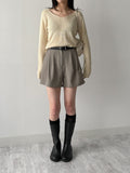 Tail Sheep V-Neck Loose Fit Knit