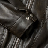 Pita Leather Hoodie Jumper