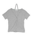 SLIT-IN CARDIGAN
