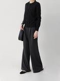 Aver Layered Cardigan Knit