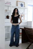 Manny thin wide denim