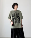 Noir Half Knit T-shirt