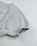 Sop crop short sleeve sweatshirt
