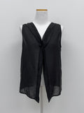 Mocha Strap Sleeveless Blouse