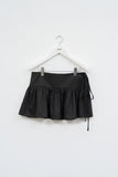(W) Dot Frill Wrap Skirt