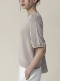 [Premium] Whole Garment Ut Short Sleeve Knit