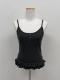 Frill Layered Knit Sleeveless