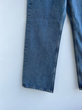Dark Blue Wide Denim