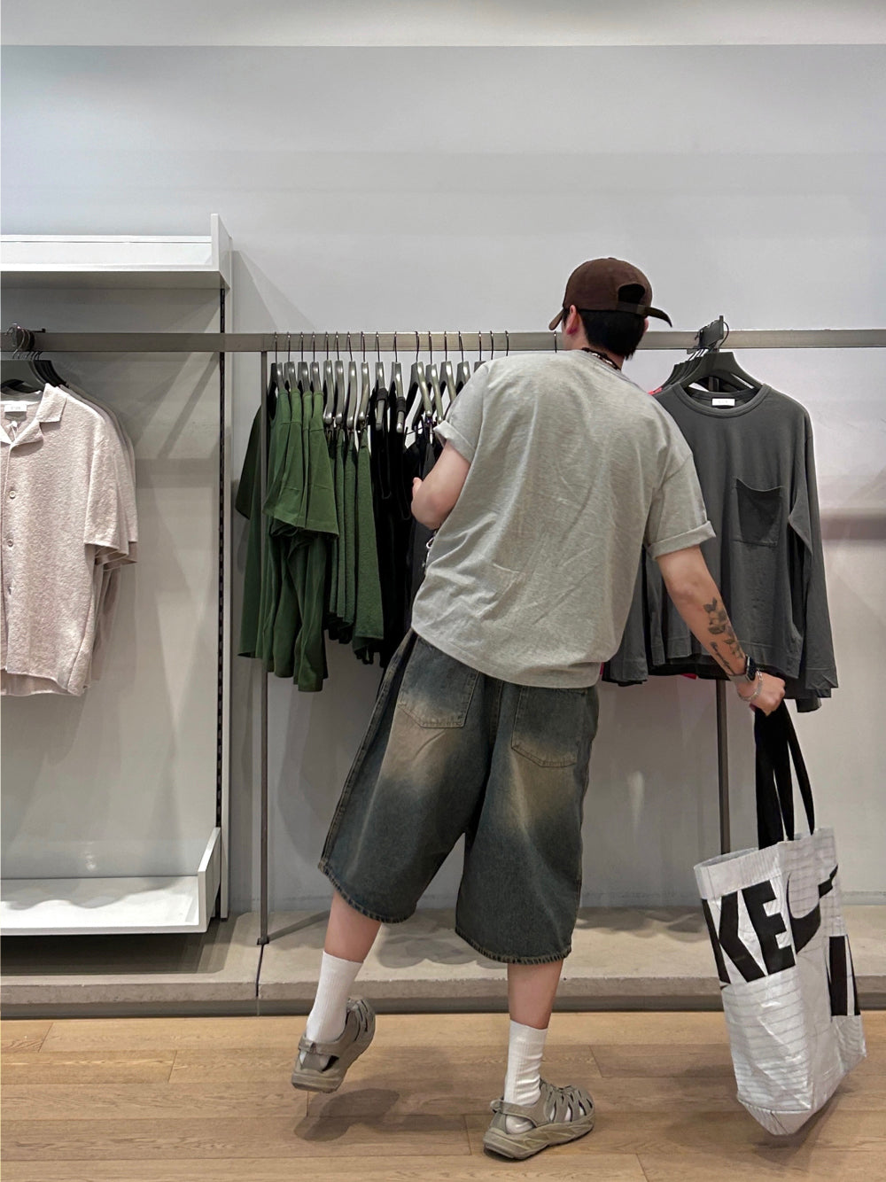 【DISCERNMENT】Dying Sandwashing Over Denim PT (half) DISCERNMENT (ディーサーメント) - ダイニングサンド