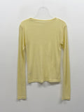 Tencel Slim See-through T-shirt