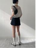 [Layered] Minuet Wrap Skirt Pants