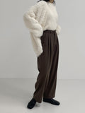 [set] Moran brush knit cardigan