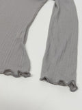 Kevin See-through V-Neck Long Sleeve T-Shirt