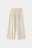 Border stripe summer pants