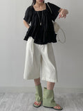 Prin Unbalanced Flare Blouse