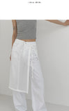 Lace Chiffon Wrap Skirt