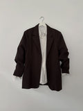 Elin Curved Loose-Fit Jacket