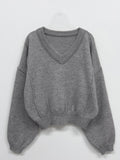 [Plan] Pintuck Daily V-Neck Knit