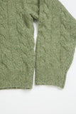 Loen hairy cable cardigan