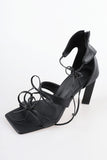 ribbon strap heels