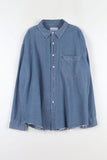 Lil over denim shirt