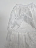 Antique Tiered Flare Long Skirt