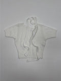 [Scarf Set] Tail Boat Neck Half Knit