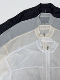 Millet See-Through Overfit Windbreaker