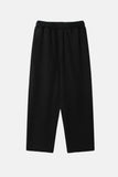 Cut-off washed sweatpants