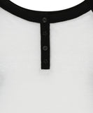 Henley Raglan Long Sleeve