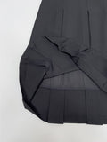 Low Midi Pleated Skirt