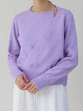 [Premium] Loe Diagonal Wrapping Knit