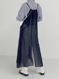 See-Through Sleeveless Long One Piece