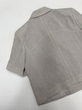 [summer] Repair Van Double Crop Half Jacket