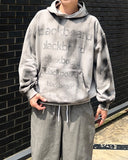 Vintage Dirty Lettering Hoodie
